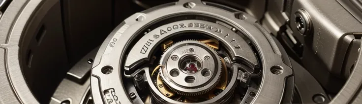 A photo of the inside of a watch where you can see the gears