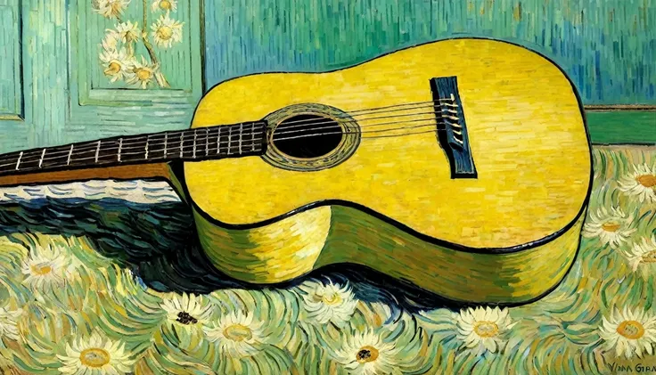 Guitar, por Vincent Van Gogh