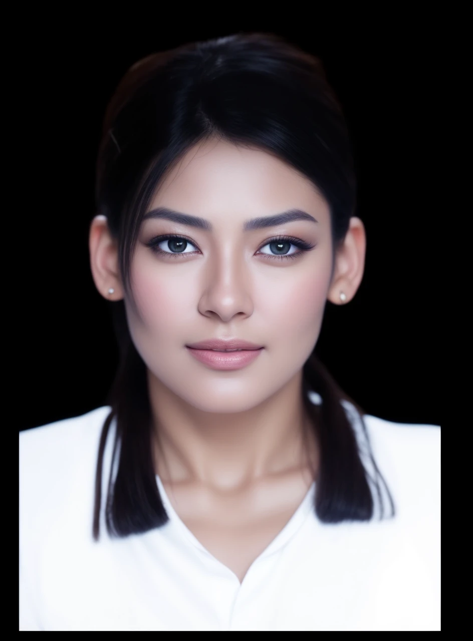 arafed image of a woman in a black suit and white shirt, professional profile picture, professional profile photo,profile portrait, professional closeup photo, realistic 8K,Very detailed eyes and face,Ultra detail, High definition, Very detailed, Best qual...