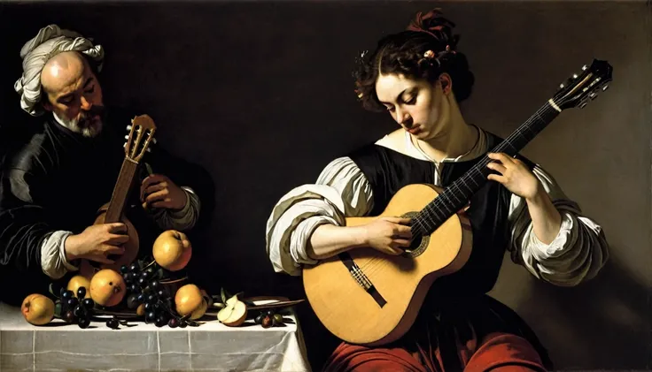 Guitar, by caravaggio