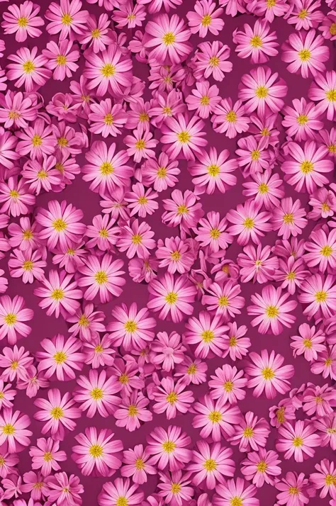 Background with various types of pink flowers in full HD