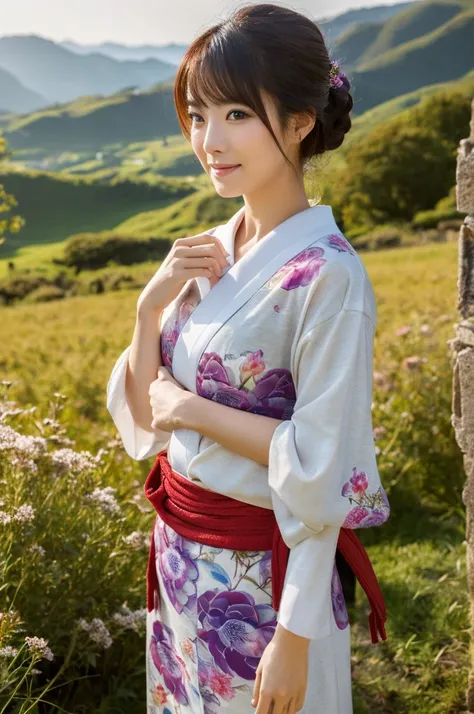 ((Highest quality)), ((masterpiece)), (detailed), Japanese,landscape,Beauty,Mature Woman