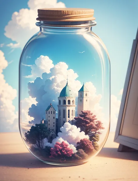 Sky in a jar