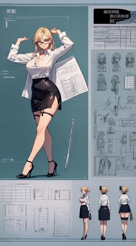 girl, alone, whole body, From head to toe, Are standing, (Huge Saggy Tits:1.3),

Character design sheet, Character Reference Sheet, 設計図のSchematic, Drafting, Blueprint, Schematic,
((Character design sheet:1.7, Character Reference Sheet:1.7,)),

anime/cartoo...