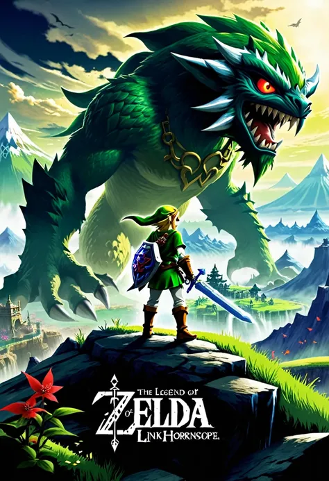 The Legend of Zelda、Link、EdobHorrorLandscape、adventure、monster