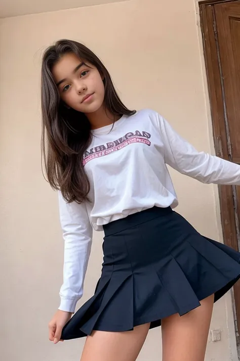 16 year old girl showing her pussy in skirt