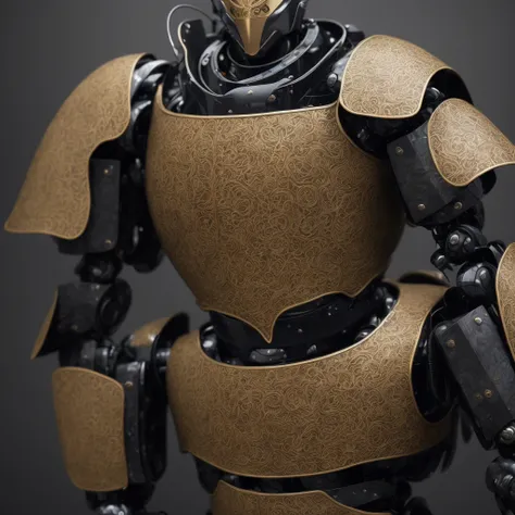 robot with samurai suit,detailed,perfect,Masterpiece,realism