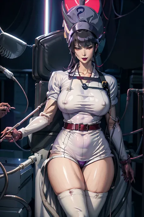 nurse uniform,hospital, latex nurse suit,nurses,busty,elbow gloves,labcoat,grey hair woman,red eyes , gigantic ,medical instruments,asian nurse,two nurses,speculum,examination room,oversize ,big ass ,strap on, lay on table ,legs spreaded,giving birth,gyno ...