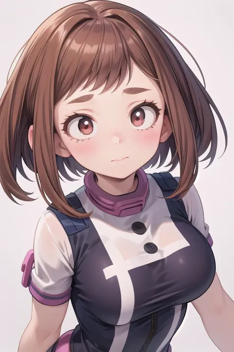 Ochako uraraka ropa random, ((Pecho muy grandes)) Surrealism, 8k, super detail, anatomically correct, accurate, UHD, masterpiece, textured skin, super detail, high details, high quality, best quality, highres