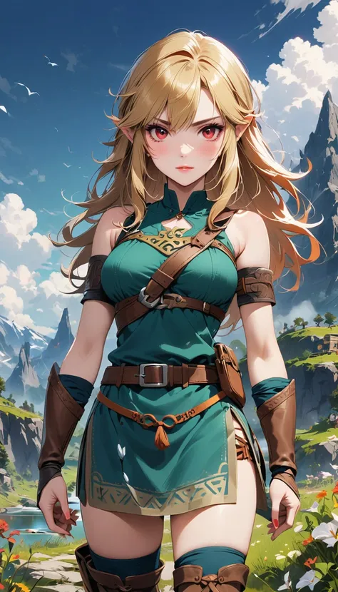 Zelda female warrior，The Legend of Zelda，Zelda Games，