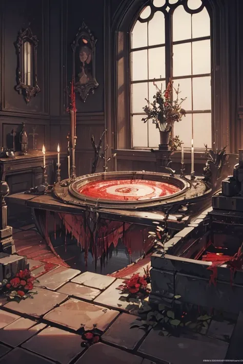 The Monstrously Cannibalism Clockwork Thorny Mirror Pools from Bloodborne.