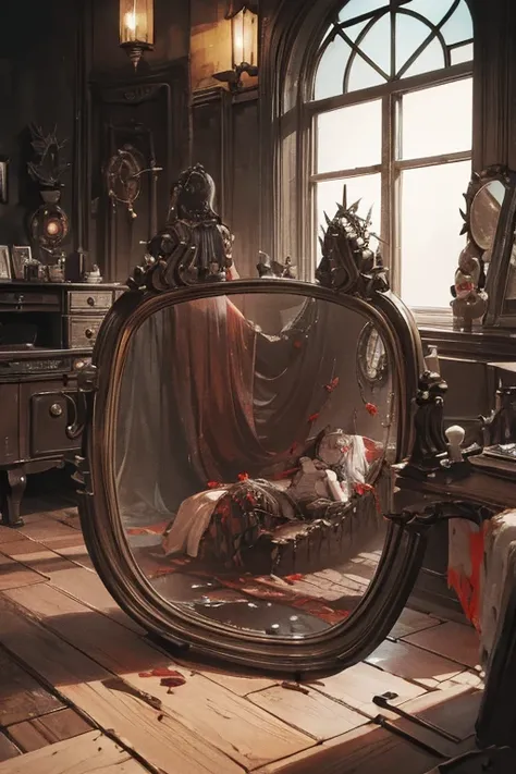 The Monstrously Cannibalism Clockwork Thorny Mirror Pools from Bloodborne.