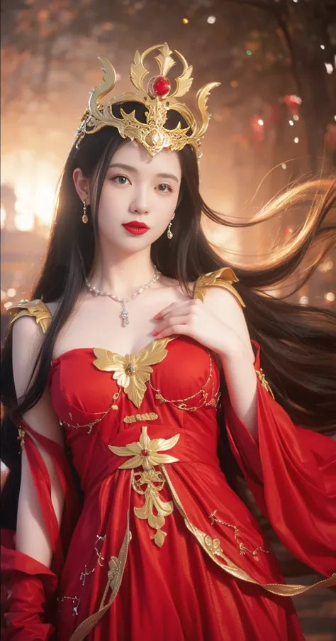 best quality, tmasterpiece,Ultra-high resolution,Clear face,（Reality：1.4），ferpect lighting，(upper body shot), (photorealistic:1.50), anime wallpaper, Guviz style artwork, cover-up fantasy up to magic , by Yang J, Guviz, beautiful artwork illustration, beau...