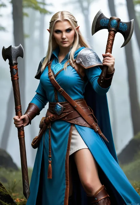 female mage wiking axe