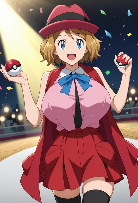 score_9, score_8_up, score_7_up, source_anime, anime screencap, anime coloring, rating_safe, break serena \(pokemon\), 1girl, bl...