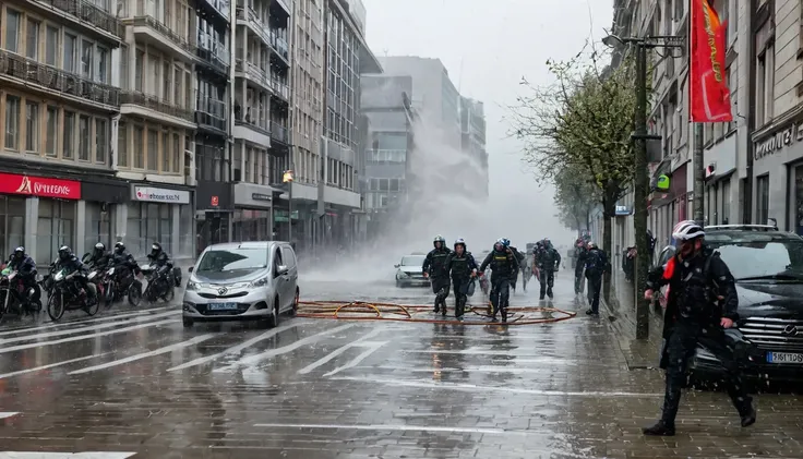 Brussels: a violent storm causes chaos and panic in the city!