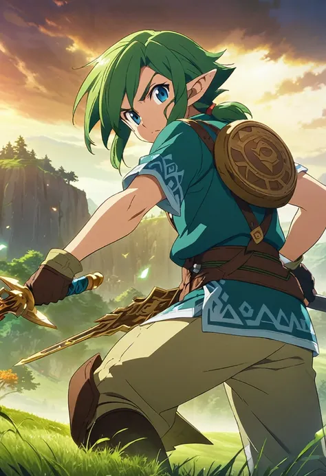 The Legend of Zelda cover art, Anime Visual,