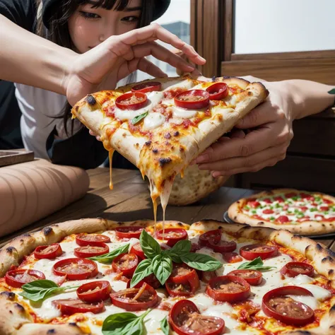 Post for Instagram about International Pizza Day 
