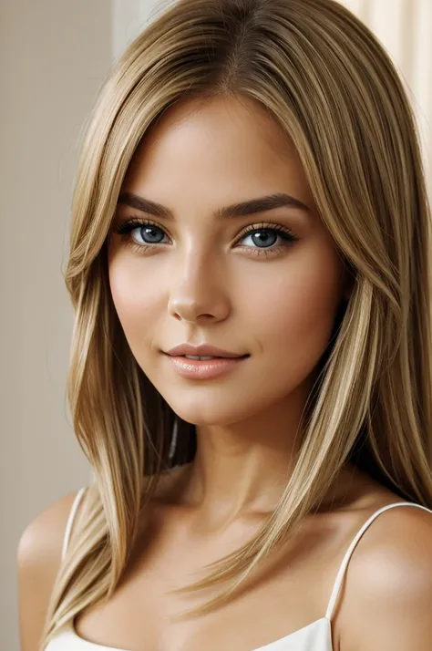 blonde girl, Light brown eyes, elegant, beautiful