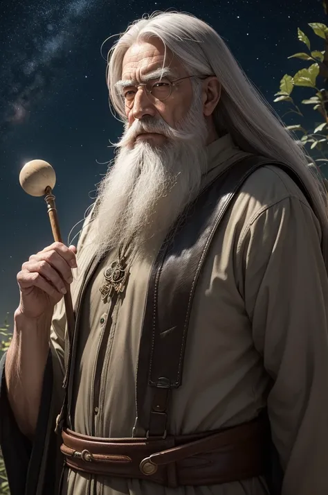 Saturn is often represented as an elderly man, with a long beard and gray hair, symbolizing time and wisdom. He is usually seen holding a scythe or staff., tools linked to agriculture and harvesting. His austere and majestic appearance reflects his power a...