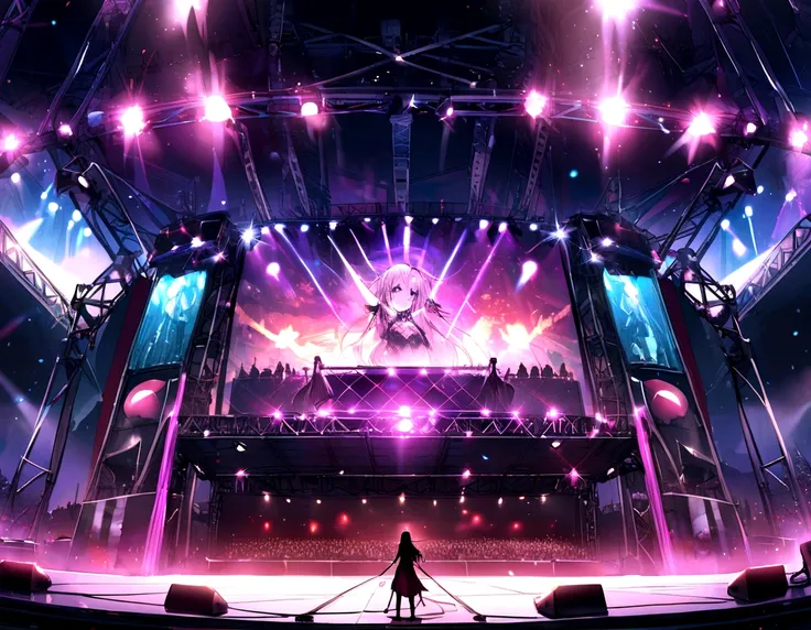 heavy metal concert stage