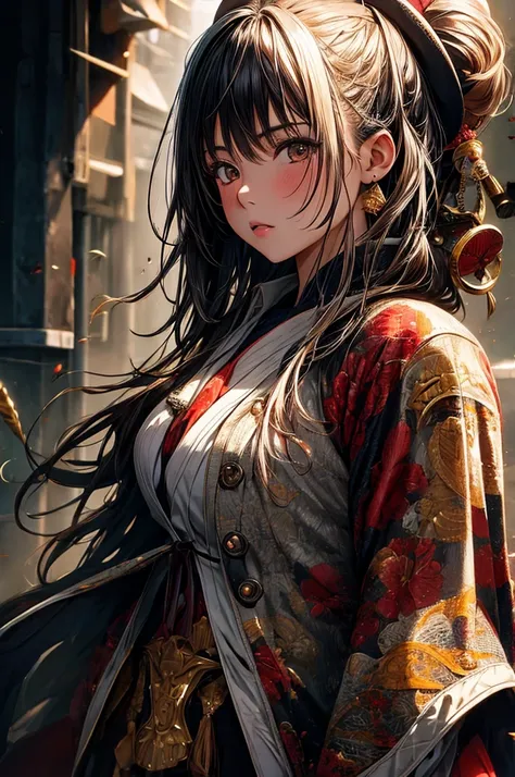 One girl, alone, Chizuru, See more KatsumiStyle, High resolution, High resolution, (((Highest quality, masterpiece))), Ultra-detailed illustrations, [Highly detailed face], (Cowboy Shot)