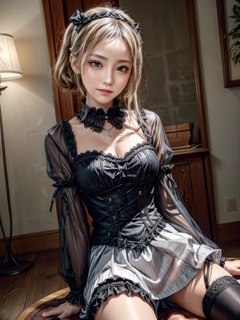 (8K, Photorealistic, Raw photo, of the highest quality: 1.3), (1girl in), Super beautiful, (Realistic face), (boyish, Silver Color Berry Shorthair), Beautiful , Glare that captivates the viewer, Beautiful expression, Beautiful breasts, (Realistic skin), Be...