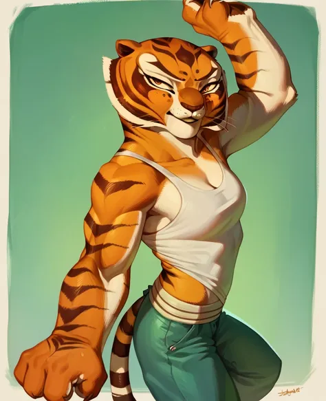 sexy pose, master tigress