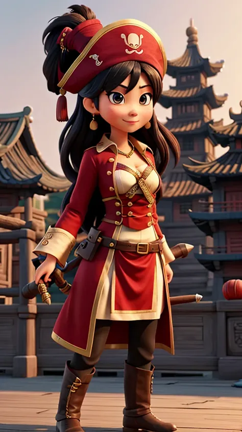 Pirate Chinese woman