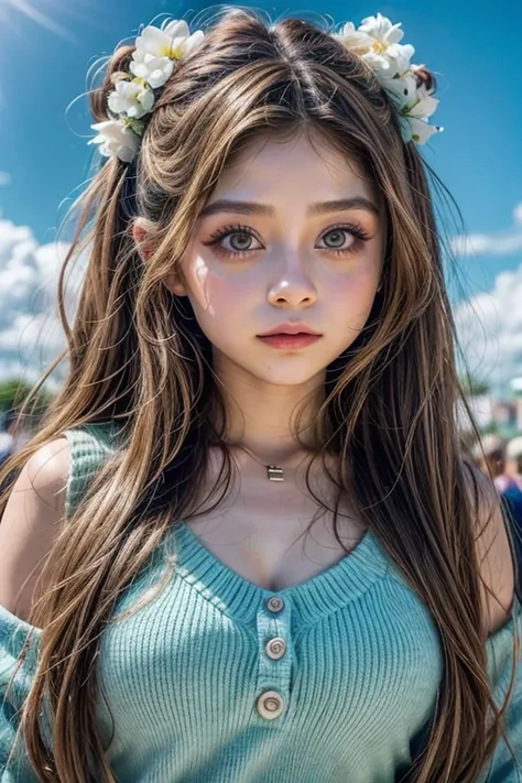 Karol Sevilla. The front view of a goddess.