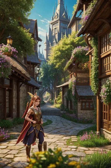 Draw fantasy characters such as fairies or dragons and place them in real settings such as a modern city or countryside. Focus on the character&#39;s interactions with the surrounding environment to create interesting contrast.