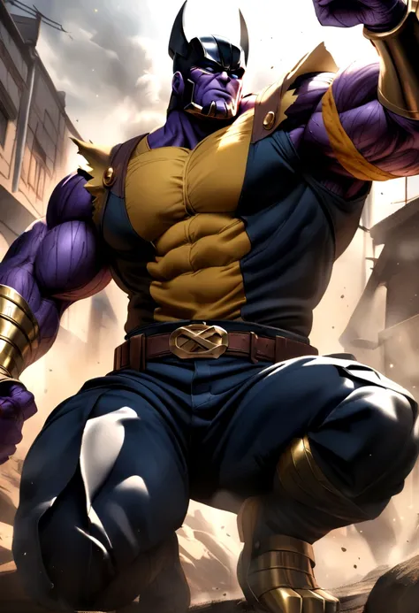 wolverine vs thanos