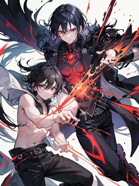 name: AkiraDescription: Akira is a young man of average height, with spiky black hair and intense amber eyes that glow with a demonic aura when he is in conflict. Your skin is pale, with some subtle markings that reveal his demonic heritage. He usually wea...