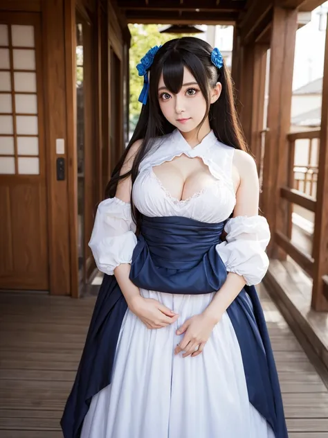 Ultra-high resolution、Japanese beauty、Big eyes、cute、Beauty、The breasts are very large、Cosplay、Cosplayーヤー、sf