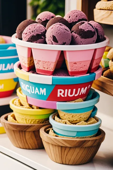 Riquijam brand ice creams