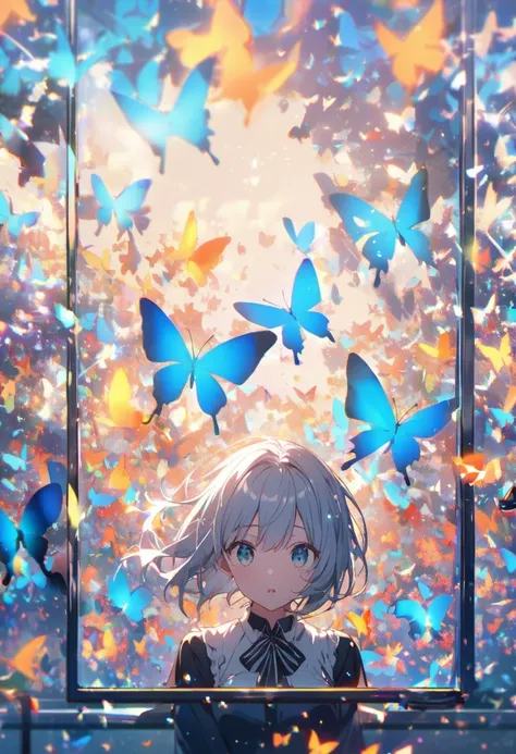 bug、noise、Butterflies popping out of the screen