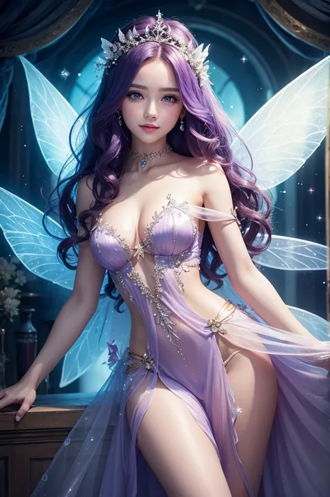 Very beautiful magical fairy 
