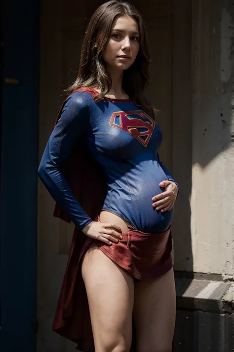 Supergirl is pregnant
