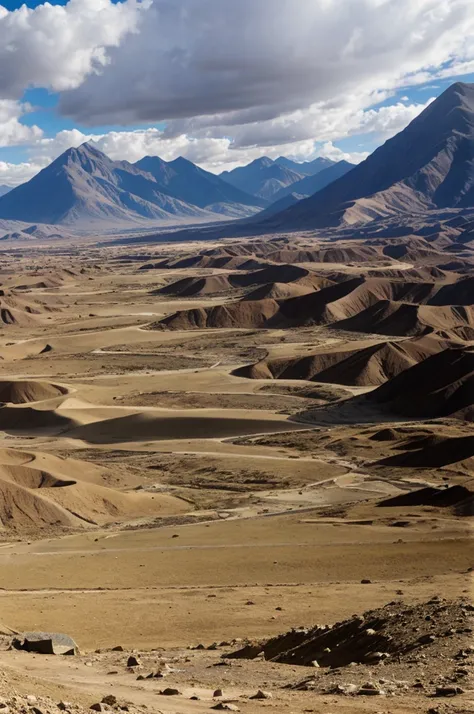 A wasteland in the Sierra de Perú