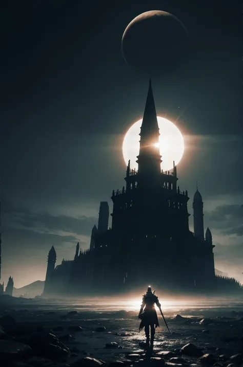 Game eclipse landscape: Dark Souls 3