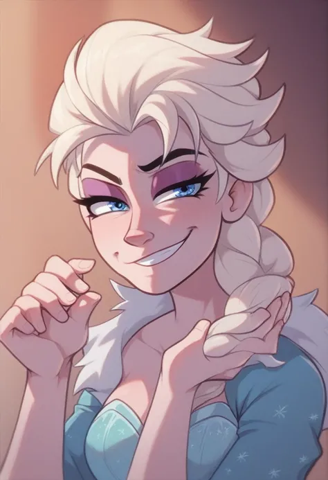 Ralph Bakshi Style, elsa, smug, lewd. Xxx