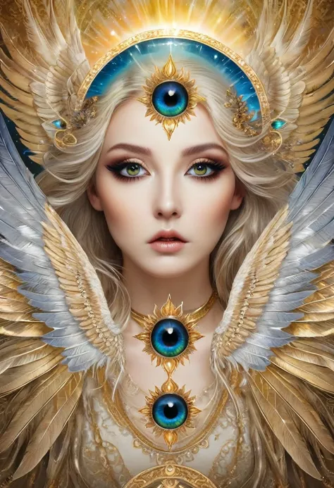 eight winged angelic eye