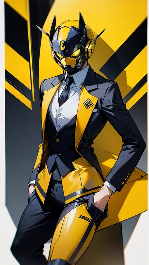 Bumblebee wearing a suit