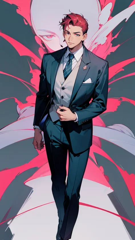 Gojo Satoru wears a suit