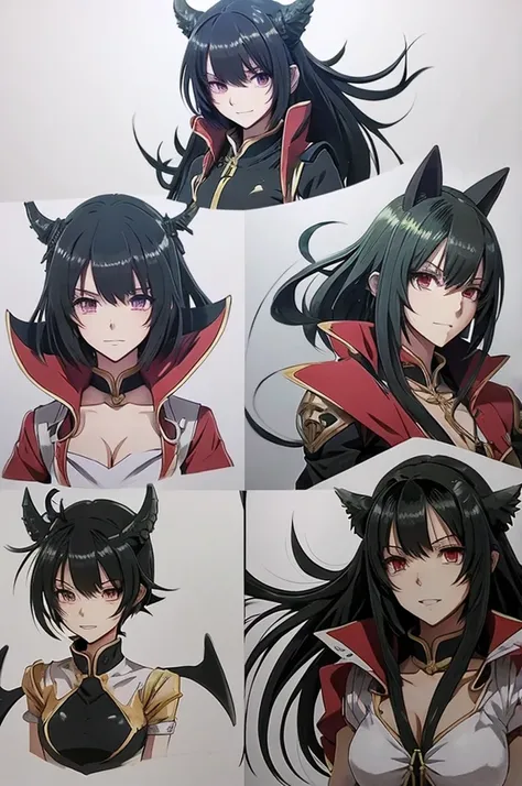 3D anime drawings of DemonSlayer characters