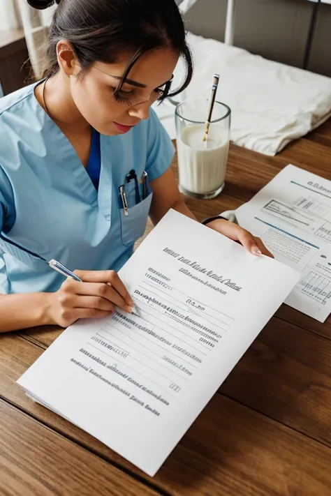  A hospital bill with the handwritten note: "Paid in full with a glass of milk