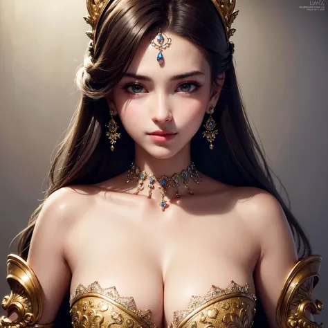 NSFW, (Masterpiece, Best Quality:1.5), Illustration, Ultra-detailed, finely detail, Hight resolution, 8K Wallpaper, Perfect dynamic composition, cinematic lighting, identification picture, looking at viewer, Beautiful detailed eyes, Sexy face, Perfect beau...