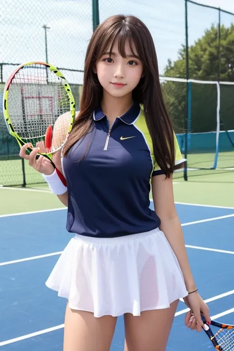 Cute Girls､high school girl､Idol､Tennis Wear､See-through