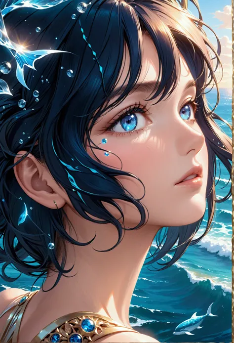 Ocean　goddess　Face close-up