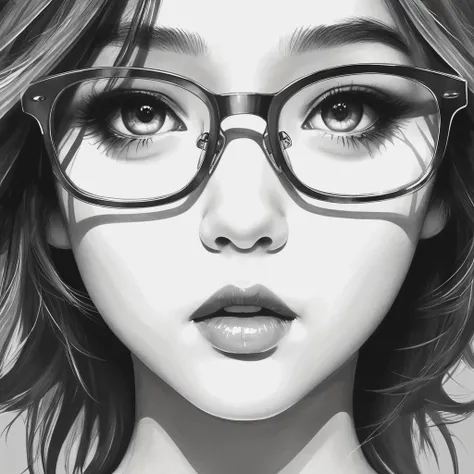 Eyeglasses  design gray backgrould titanium shadow กราฟฟิค  โลโก้ vector girl